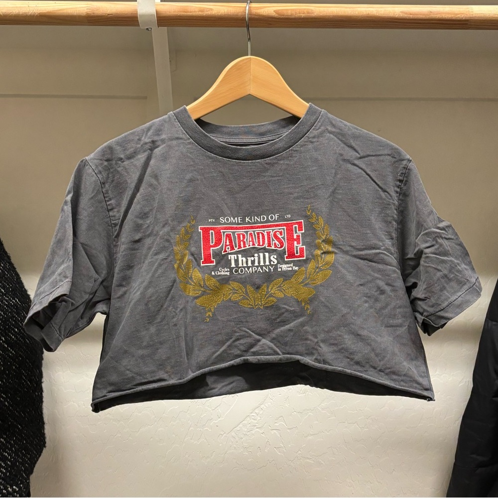 Thrills Company Cropped Tshirt